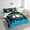 Black Deepskyblue, variant on Erosebridal Rugby Bedding Sets Twin Size,Stripes Sport Comforter Sets with Sheets,Football Gaming Decor,Reversible,Breathable,7-Piece
