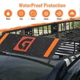 thumbnail image 1 of Ourlova Heavy-Duty Roof Rack 200-Lb Capacity Expandable Roof Basket Powder-Coated Steel Frame for Rustproof Design Compatible with SUVs Trucks and Jeeps for Camping and Off-Roading, 1 of 6
