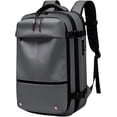 thumbnail image 1 of Mochila, bolsas Airback con cerradura antirrobo, mochila de viaje, bolsa de compresión al vacío para viajes, negocios y universidad (gris, sin bomba de aire), 1 of 8