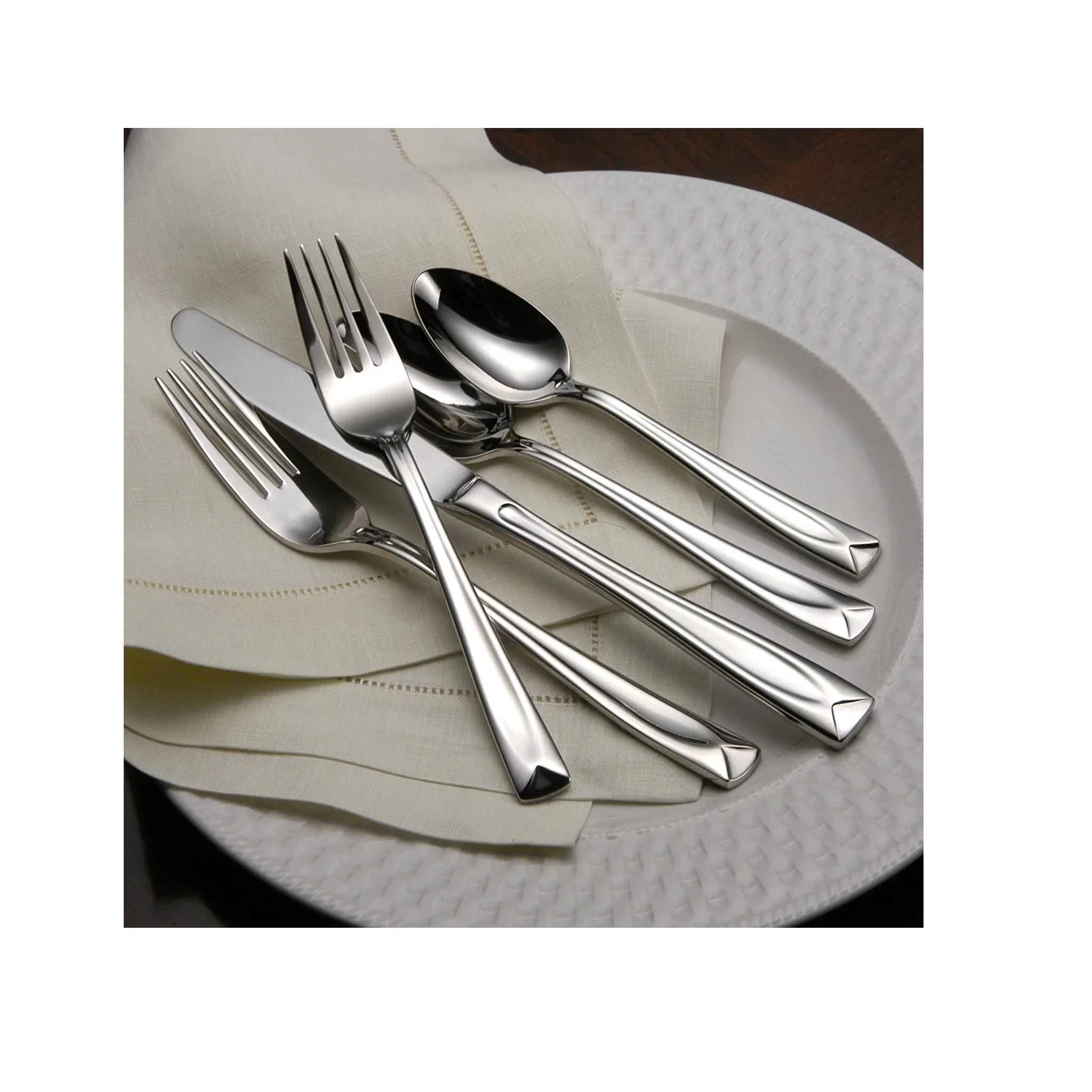 Oneida Lincoln 45-Piece Flatware Set, Service for 8 by Oneida［並行輸入品］ Oneida Lincoln Satin 45 Piece Everyday Flatware, Service for 8 | eBay