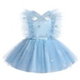 thumbnail image 2 of IDOPIP Toddler Baby Girls Butterfly Tutu Dress Summer Sleeveless Backless Lace Princess Dress, 2 of 7