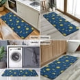 thumbnail image 6 of Blue Sun Moon Star Pattern Kitchen Rug Mat,Kitchen Runner Rugs Non Skid Washable,Decorative Kitchen Floor Mats for Kitchen,Sink,Laundry,17"x47.2", 6 of 7