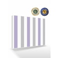thumbnail image 2 of Purple Grey Stripe Wall Art for Living Room,Canvas Picture Wall Decor for Bathroom Bedroom,Modern Farmhouse Vertical Striped Painting Artwork for Office Kitchen Hallway Dining Room Home Decor 16"x20", 2 of 8