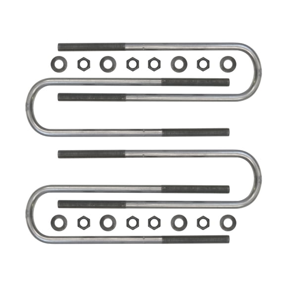 Icon Vehicle Dynamics 67003 Leaf Spring Axle U Bolt Kit 15 Inch Length Set Of 4 Bolts/ 8 Nuts/ 8 Washers