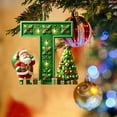 thumbnail image 1 of Clearance! Christmas Decoration Christmas Decorations Santa Figure Christmas Pendant 2D Acrylic 26 Letters Pendant Christmas Tree Decoration Christmas Decoration Figures, 1 of 4