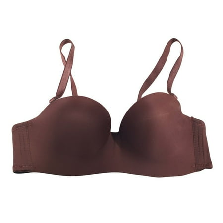 

Women Push Up Bras Seamless Smooth Convertible Straps Bra Padded Wirefree