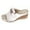 White, variant on Slippers for Women,Slippers Stylish Platform Sandals With Metallic Decoration Open Toe Beach And Casual Footwear For Summer,Womens Slippers,Black,7