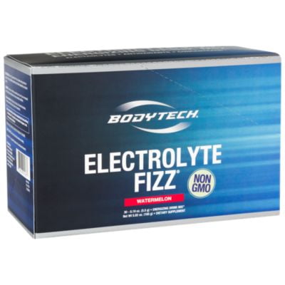 BodyTech Electrolyte Fizz Packets, Watermelon  Supports Energy  Endurance with 1200MG of Vitamin C, On the Go Refreshment (30
