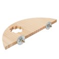 thumbnail image 3 of Chinchilla Cage Jouet Stand Plate-Forme Tremplin Pédale (Semi-Cercle Creux), 3 of 9