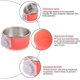 thumbnail image 4 of Cuenco extraíble de acero inoxidable para perros, comedero para agua y comida, para gatos, cachorros, pájaros y mascotas., 4 of 5