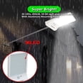 thumbnail image 3 of 36 Led Solar Powered Outdoor Wall Panel Light With Daylight Sensor, 3 of 4