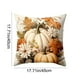 thumbnail image 3 of Uuiauoio Thanksgiving Pumpkin Pillow Cover Fall Decor Cushion Case Soft Cotton Hidden Zipper for Sofa Living Room Bedroom Seasonal Home Accent and Holiday Gathering Decorations, 3 of 6