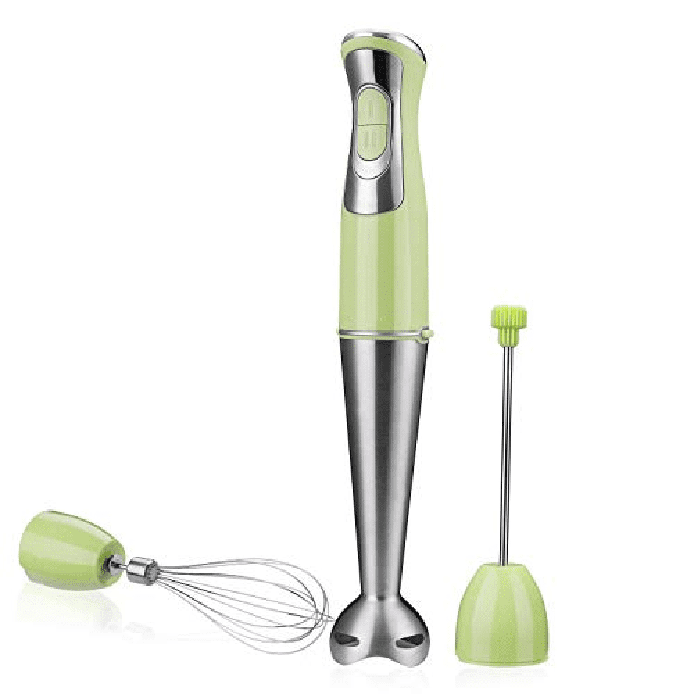  Immersion Hand Blender, UTALENT 3-in-1 8-Speed Stick Blender  with Milk Frother, Egg Whisk for Coffee Milk Foam, Puree Baby Food,  Smoothies, Sauces and Soups - Green: Home & Kitchen