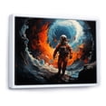 thumbnail image 2 of Designart "Cosmic Dreams Space Astronaut wall art I" Space Floater Framed Canvas Wall Art, 2 of 7