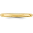 thumbnail image 2 of Avariah Diamonds Solid 10k Yellow Gold 2.7mm Half Round Wedding Band Size 8 - Ring Size 8.0, 2 of 6