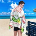 thumbnail image 5 of Dreamtimes Beach Towels Summer Gnome Watermelon Camping Towels Sand Free Beach Towel, 30"x60" Large Beach Towels Quick Dry Bath Travel Towels Pool Yoga Beach Mat for Men Women, 5 of 7