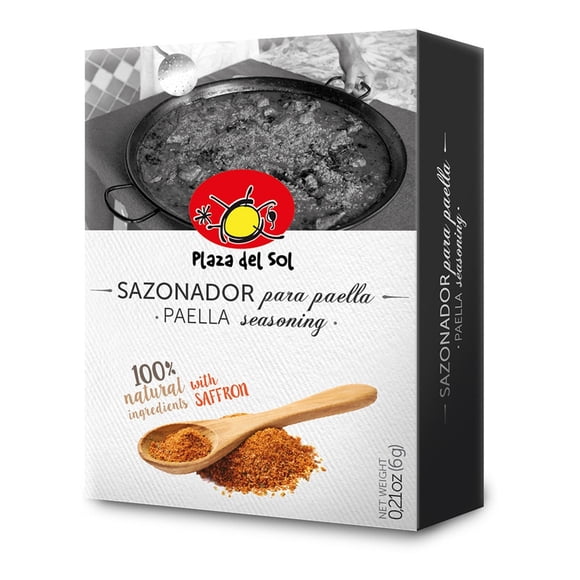 Plaza Del Sol, Sazonador Para Paella, 6 Gramos