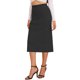 thumbnail image 4 of Falda de suéter lápiz midi de cintura alta para mujer INSPIRE CHIC S gris oscuro, 4 of 6