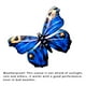 thumbnail image 4 of Cateissary Arte de la pared Decoración Metal Simulación Jardín Adorno Artesanía al aire libre Escultura Decoración exquisita Estatuilla Decoración Azul, 4 of 6