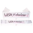 thumbnail image 3 of 85th Birthday Gifts for Women, 85th Birthday Tiara and Sash, 85 Fabulous Sash and Crystal Tiara, 85th Birthday Decorations for Women, 85th Birthday Party Supplies, Happy 85th Birthday, 3 of 6