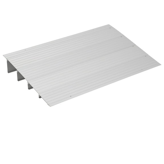 Threshold Ramps for Doorways, 1"- 5" Rise Aluminum Handicap Ramp, 700LB Capacity Front Door Ramp for Wheelchair Mobility Devices, Bikes, and Strollers