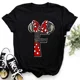thumbnail image 3 of Ropa de verano de manga corta de Disney para niños, camisetas de algodón con estampado de letras de Minnie Mouse, camisetas de la AZ para niños, camisetas Y2k para niños y niñas, 3 of 5