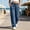 Blue, variant on Women Drawstring Elastic High Waist Patch Pocket Wide Leg Cargo Pants Loose Straight Full Length Casual Cotton Blend Daily Streetwear Walking Trousers With Side Pockets Gray XXL