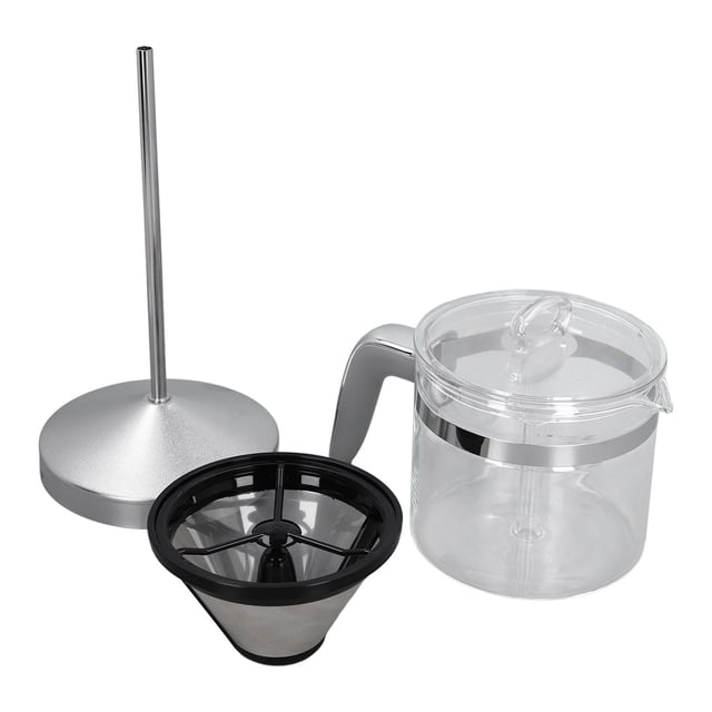 Food Processor Coffee Items, Food Processor Coffee Container Heat Resistant Full Extract with Funnel for Coffee Making