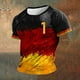 thumbnail image 5 of Playeras Basicas Algodon Hombre Camiseta Con Estampado Digital 2D Para Hombre, Camisa De Manga Corta Con Solapa Superior, 5 of 6