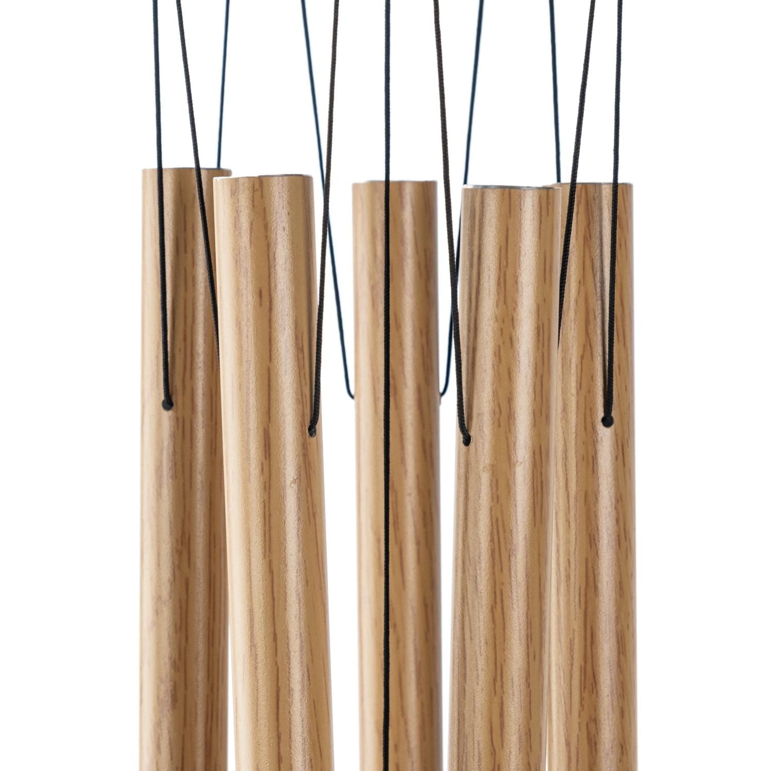 Hometrends Carillon Classique En Métal Pour L'extérieur, 30", Faux Pin Naturel 4,7 x 4,7 x 30 pouces