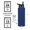 thumbnail image 3 of Termo para Café y Agua Magma Life Acero Inoxidable 40 Oz 1200 ml Azul Navy, 3 of 5