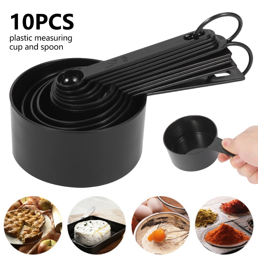 Willstar Practical Measuring Cups Black For Baking Coffee Measuring