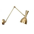 thumbnail image 2 of Wall Mid Century Modern Raw Brass Sputnik chandelier light Fixture, 2 of 6