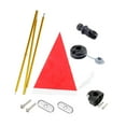 thumbnail image 1 of Siruishop Kayak Safe Flag Mount Kit Foldable Flag Pole Lightweight Multipurpose Portable with Mount Base Boat for Canoe DIY, 1 of 8