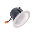 thumbnail image 2 of Nicor Lighting DCR41061202KWHBF 4 in. 2700K 60W Equivalent DCR4 Integrated LED White Baffle Round Dimmable Recessed Downlight, 2 of 10