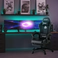 NGEN GAMING Video Gaming Chair with Footrest High Back Ergonomic