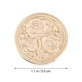 thumbnail image 2 of SUTENGDA 2pcs Wax Seals Sealing Brass Heads Copper Stamp Head Replacement, 2 of 8