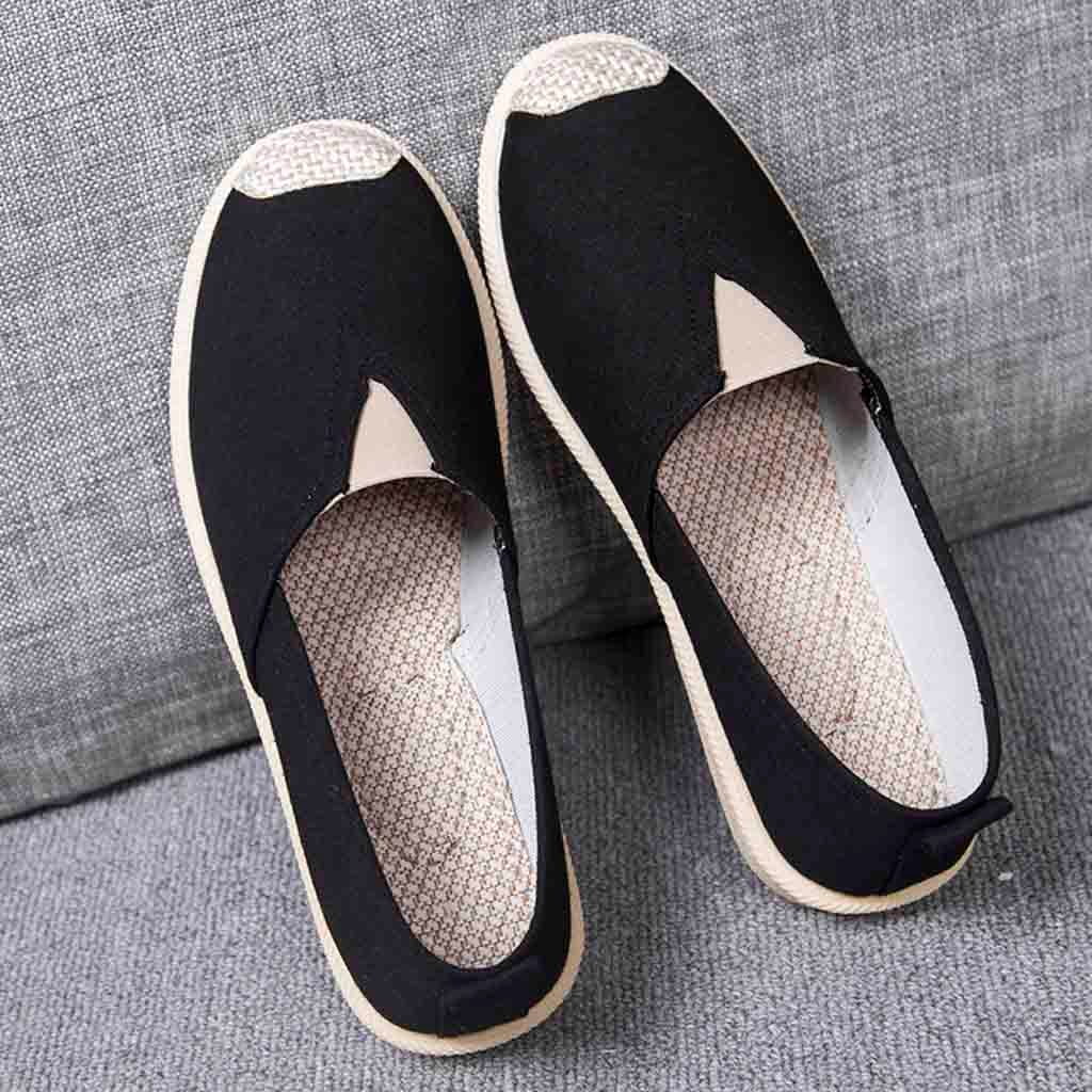 Vintage Lazy Sneakers Shoes Boat Flat Shoes Unisex Casual Breathable ...