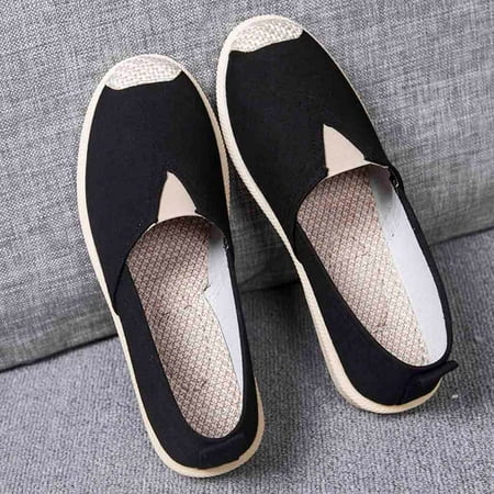 

Alueeu Women s Pumps Vintage Lazy Sneakers Shoes Boat Flat Shoes Unisex Casual Breathable Shoes