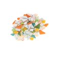 thumbnail image 2 of pitrice Bright Mosaic Tiles Assorted Craft Glass Pieces Stones Orange, 2 of 8