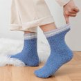 thumbnail image 6 of YOMYM 5 Pairs Fuzzy Socks for Women Winter Warm Socks Cozy Crew Soft Fluzzy Socks for Girl, 6 of 6