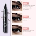 thumbnail image 6 of 2025 New 2PCS Magic Eyebrow Pencil, 4-Tip Microblade Brow Pen Magic Eyebrow Pencil, Waterproof Microblading Eyebrow Pencil Contouring Pen Natural Gap Filling Eyebrow Makeup Brow Pen, 6 of 9