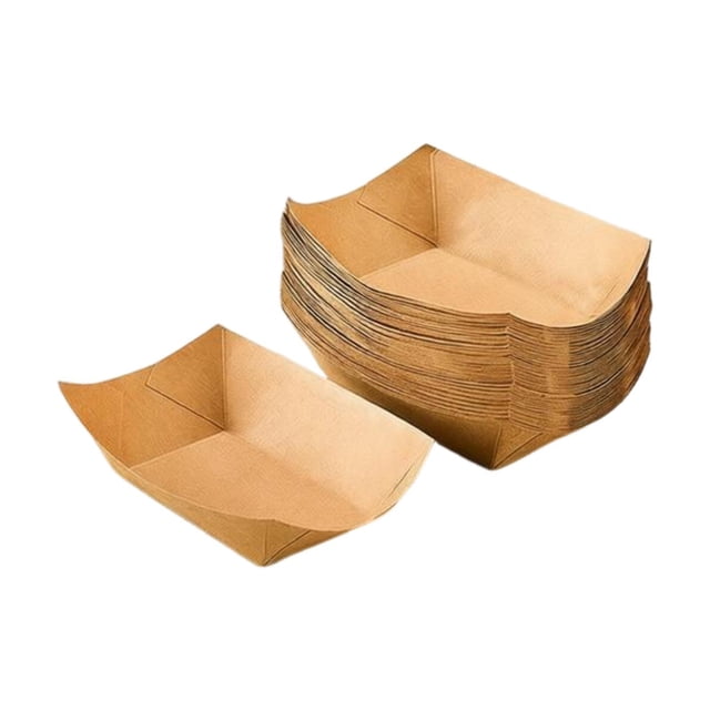 100 bandejas de papel premium para alimentos, portátiles, para buffet, almacenamiento y presentación. 167 cm x 118 cm