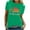 Green, variant on Fesfesfes Activewear for Women T-Shirt Fashion Short Sleeve Round Neck Printing Casual Blouse T-Shirt Tops Shirt Tshirts Shirts for Women Graphic 10(XL)