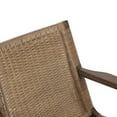 thumbnail image 4 of Gracie Mills Irwin Rattan Accent Chair with Mahogany Wood Frame - GRACE-13645, 4 of 5