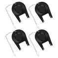 thumbnail image 1 of BESTYASH 4Pcs Universal Toilet Flapper Replacement Kit Black Rubber for Reliable Leak Prevention and Easy Repair, 1 of 8