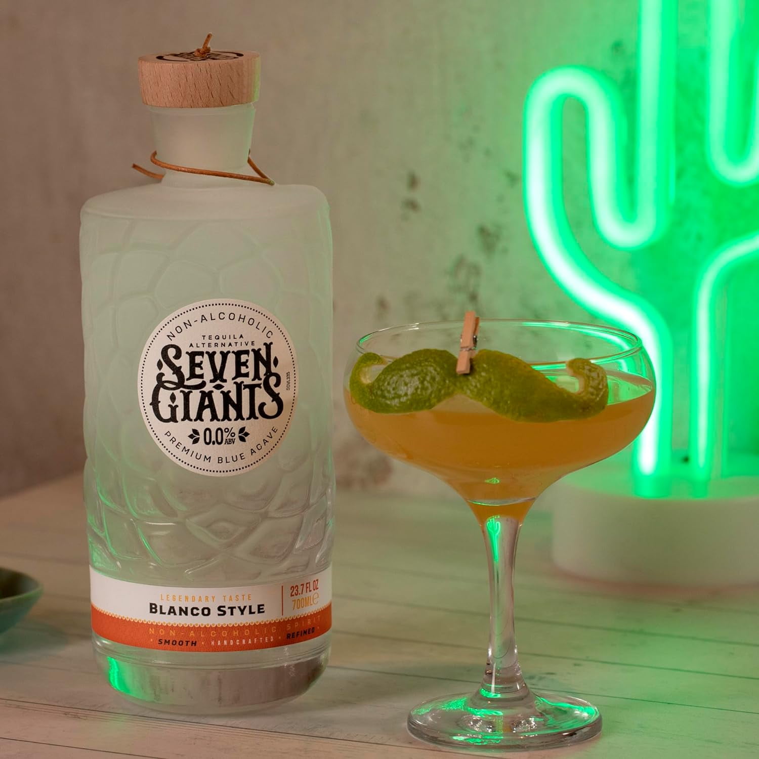 Think Seven Giants Blanco Tequila Alternative, 700 mL, Blue Agave