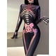 thumbnail image 1 of Sexy Role Play Costume Lingerie With Spiderweb Print, Zipper Closure, Open Crotch And Easy Pull Off Design, 1 of 4