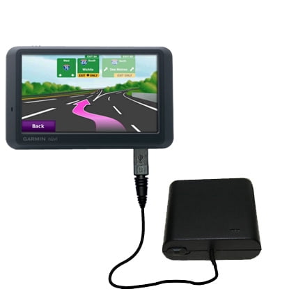 Portable Emergency AA Battery Charger Extender suitable for the Garmin Nuvi 775T - with Gomadic Brand TipExchange Technology