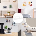 thumbnail image 5 of nipocaio Acrylic Record Rack Wall Mount CD Album Wall Display Rack Vinyl Wall Mount with 3M Backpack 6pcs, 5 of 5